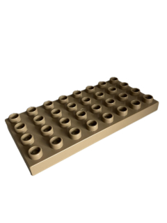 Lego® Duplo® deska 4x8 tm. béžová